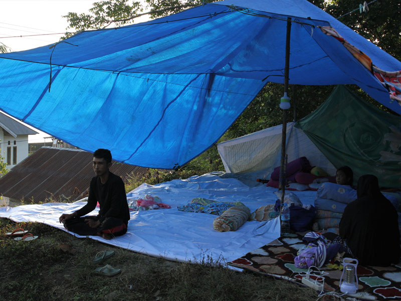 Pengungsi Gempa Bumi Di Konawe