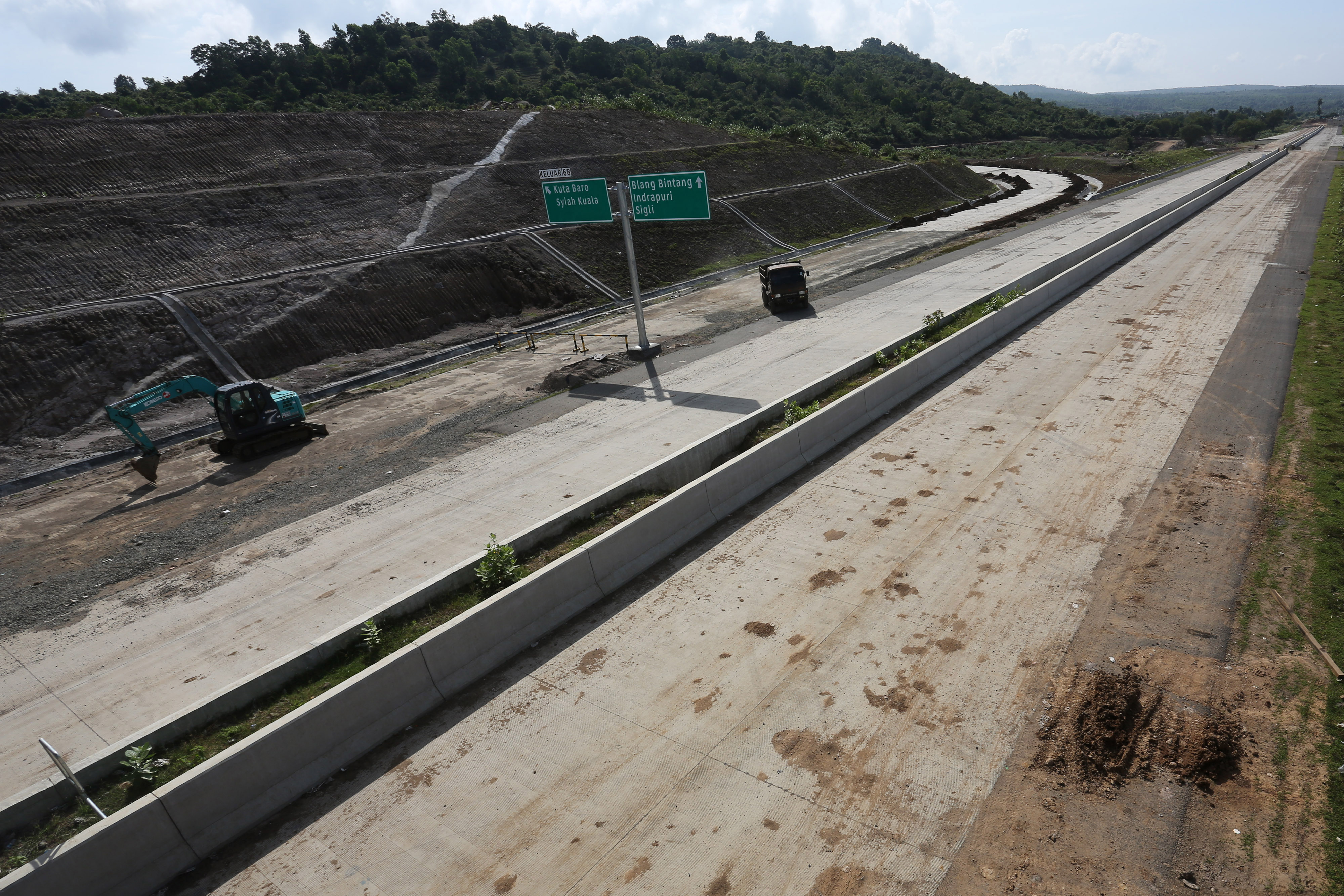 Progres Pembangunan Jalan Tol Banda Aceh Sigli