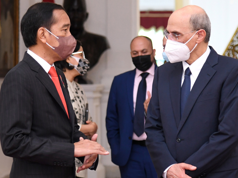 Presiden Terima Kunjungan Kehormatan Presiden IsDB