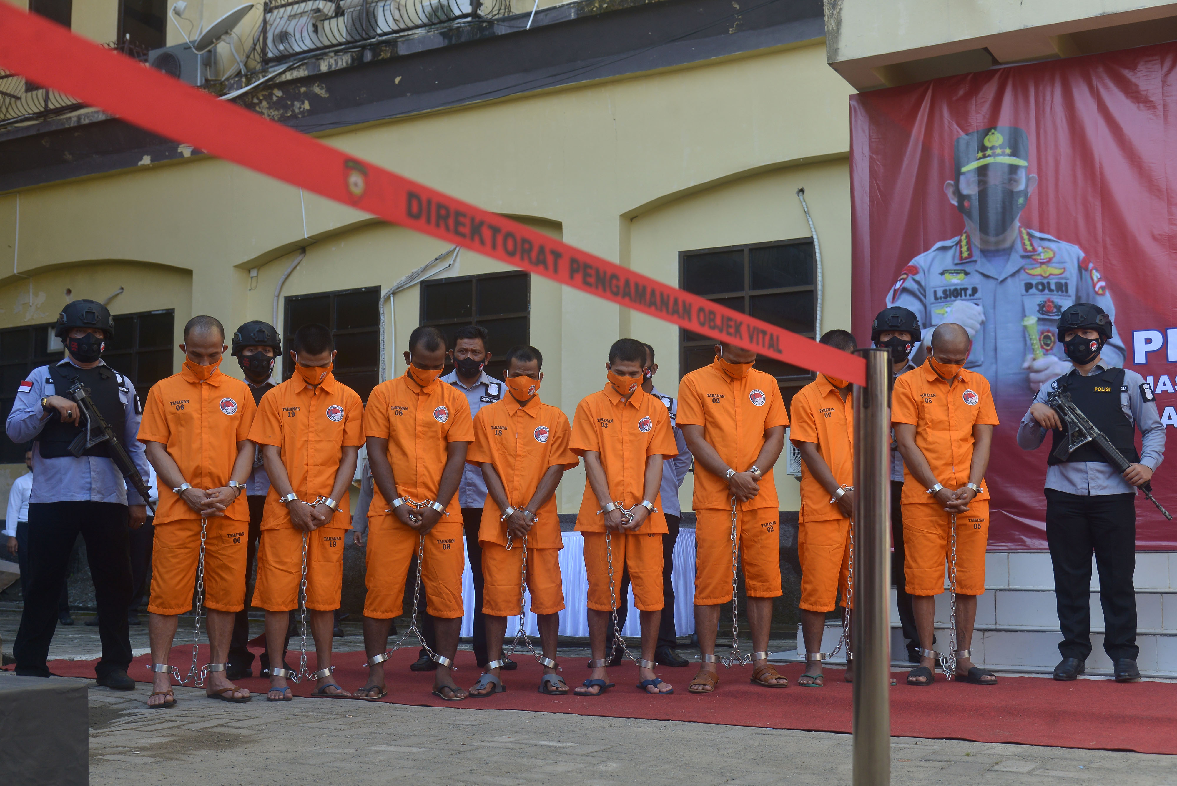 Pemusnahan Narkotika Jaringan Internasional di Aceh