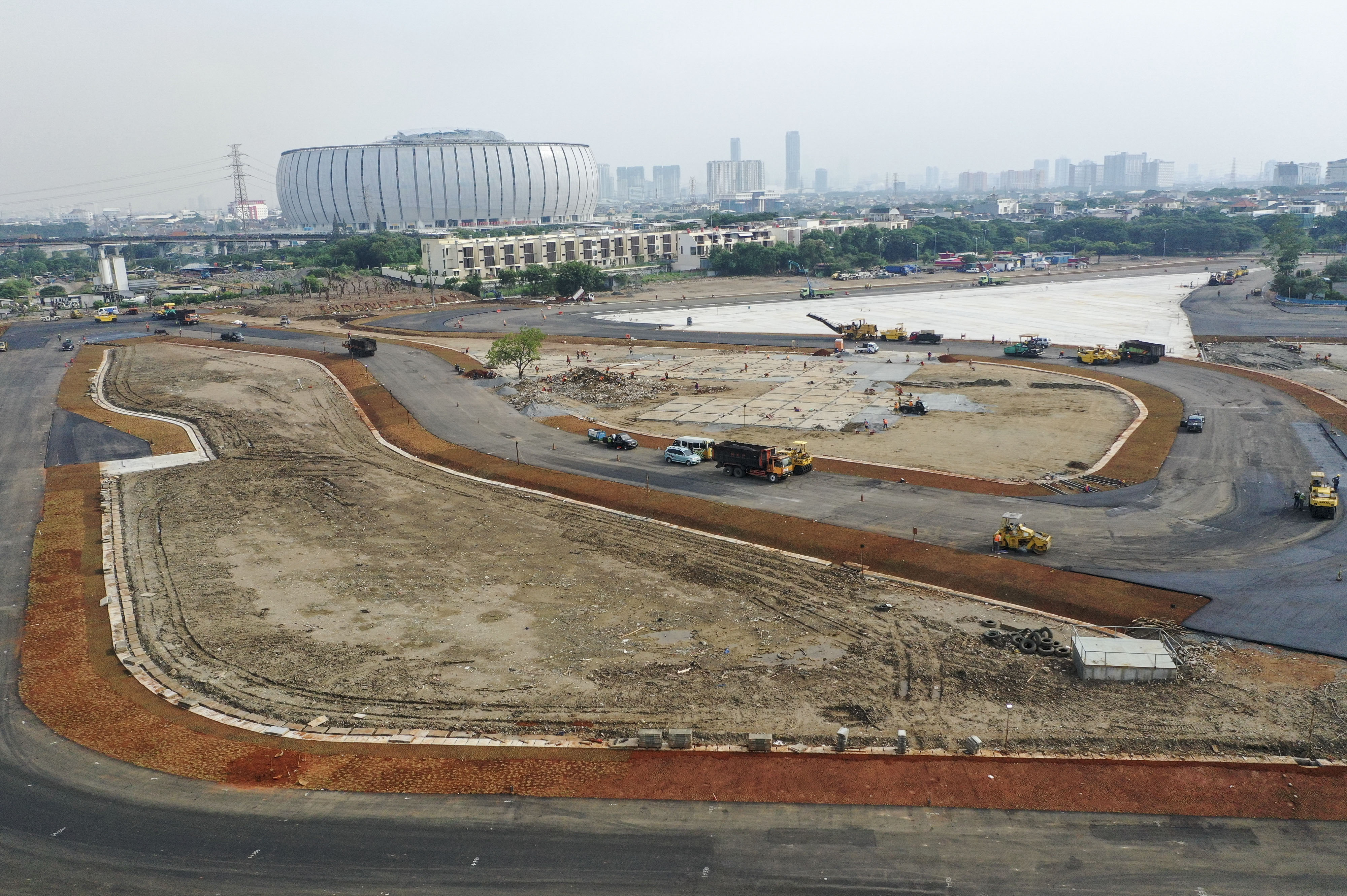 Progres Pembangunan Sirkuit Formula E