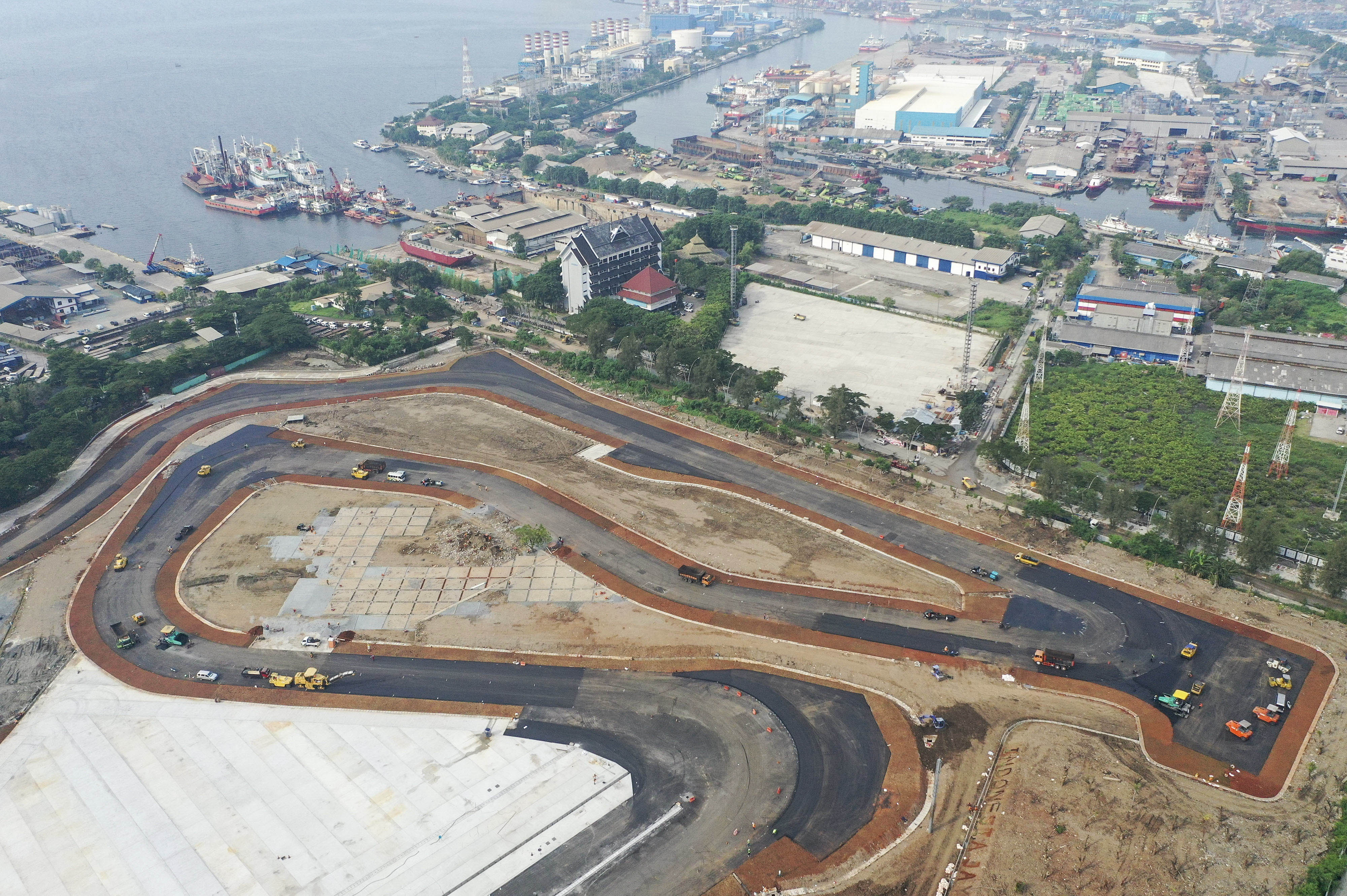 Progres Pembangunan Sirkuit Formula E