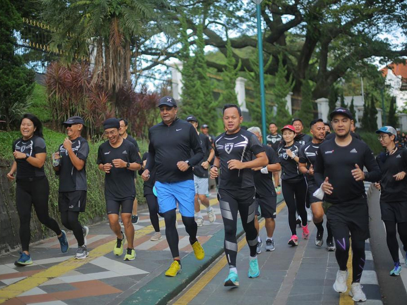 Manajemen IOH Olahraga Bersama Wali Kota Bogor