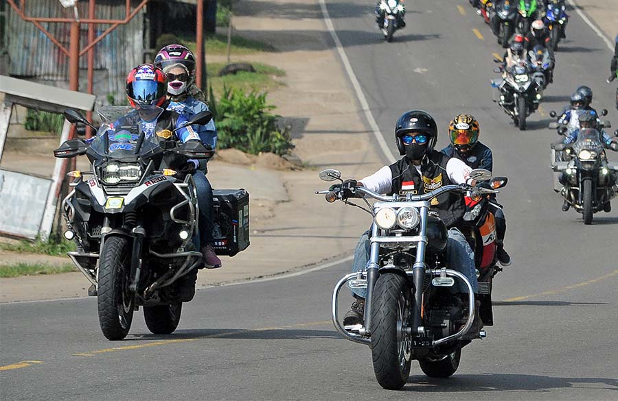 Konvoi Motor Besar Dalam Jambi International Bike Week 2022 