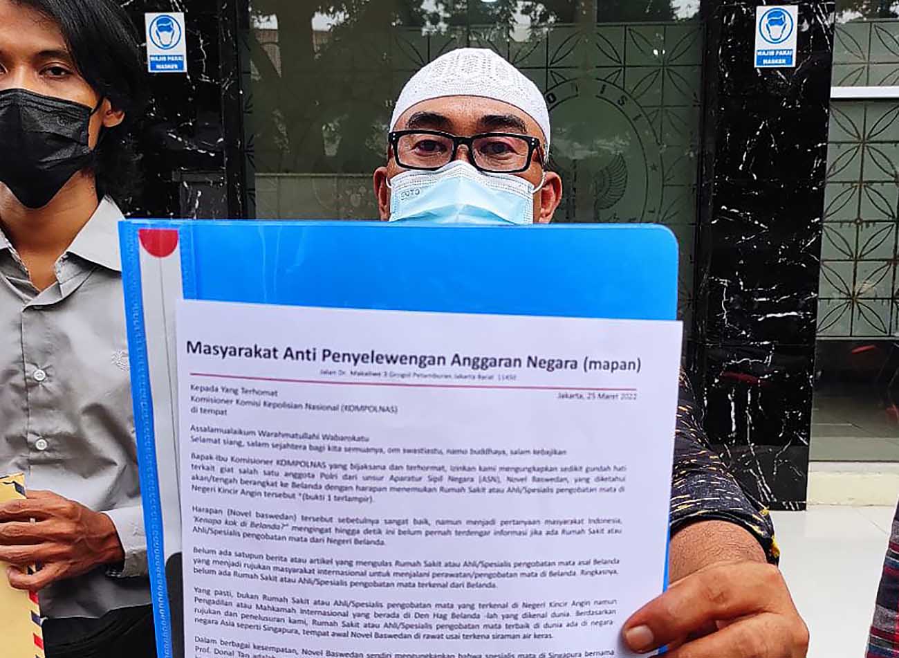 Novel Baswedan Dilaporkan ke Kompolnas