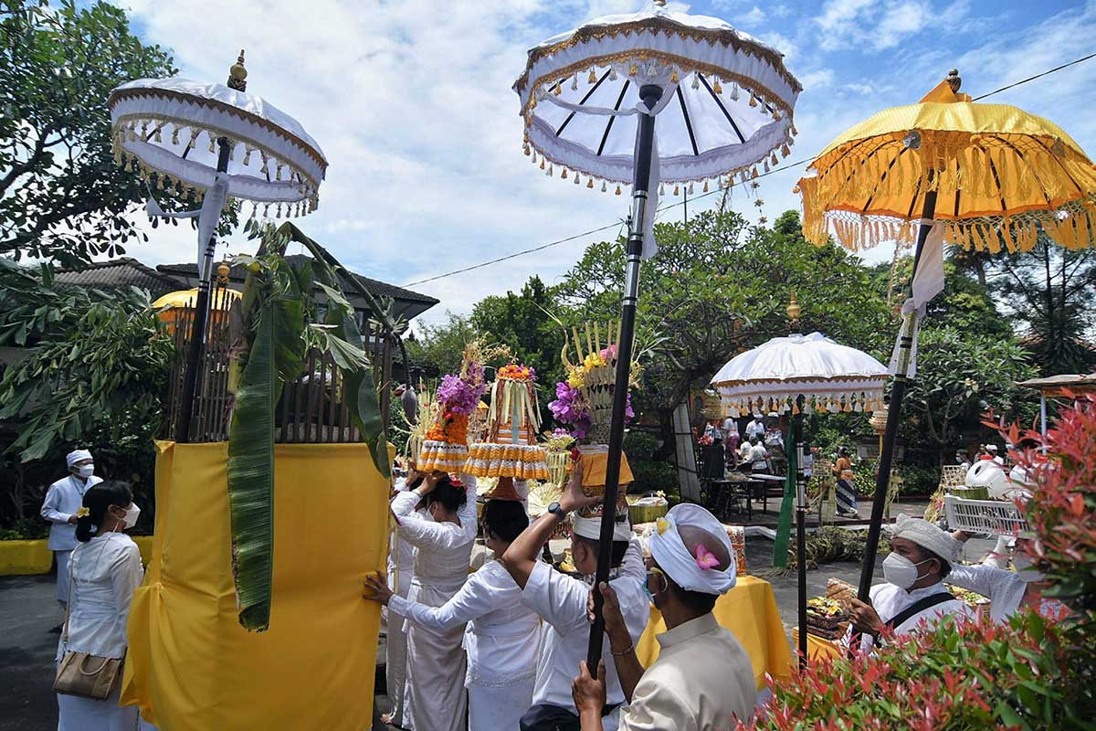  Upacara Tawur Agung Kesanga di Jakarta