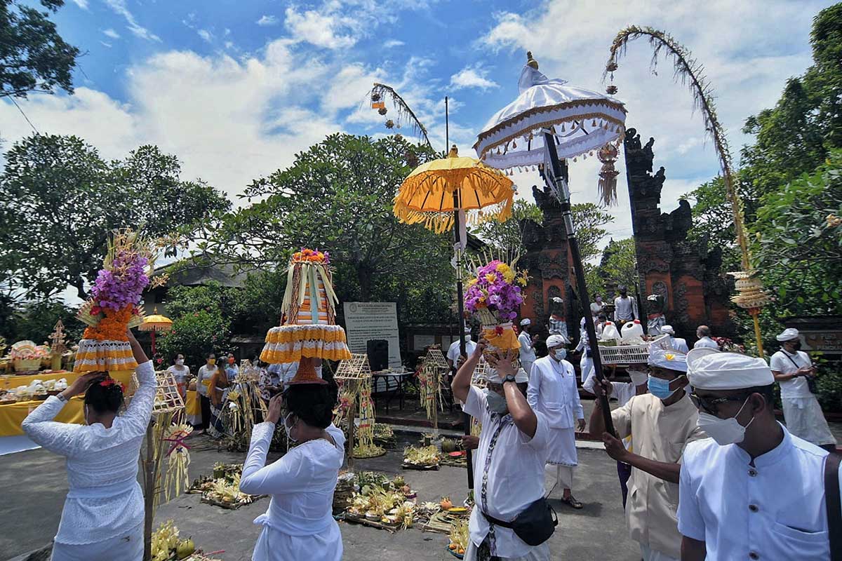  Upacara Tawur Agung Kesanga di Jakarta