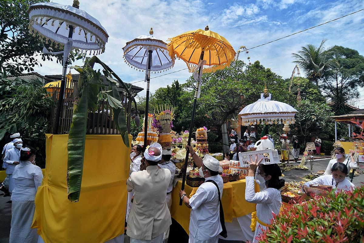 Upacara Tawur Agung Kesanga di Jakarta