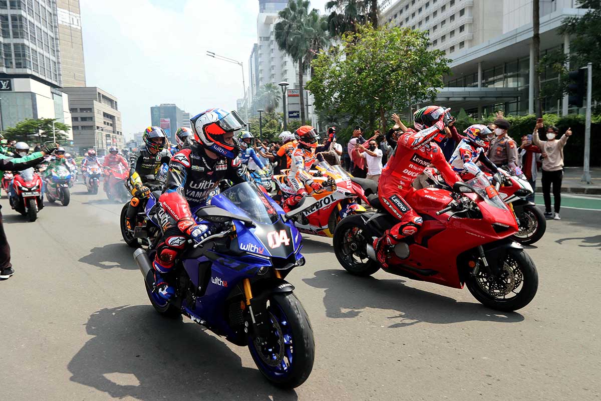 Parade Pembalap MotoGP 