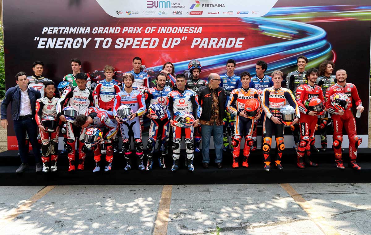 Parade Pembalap MotoGP 