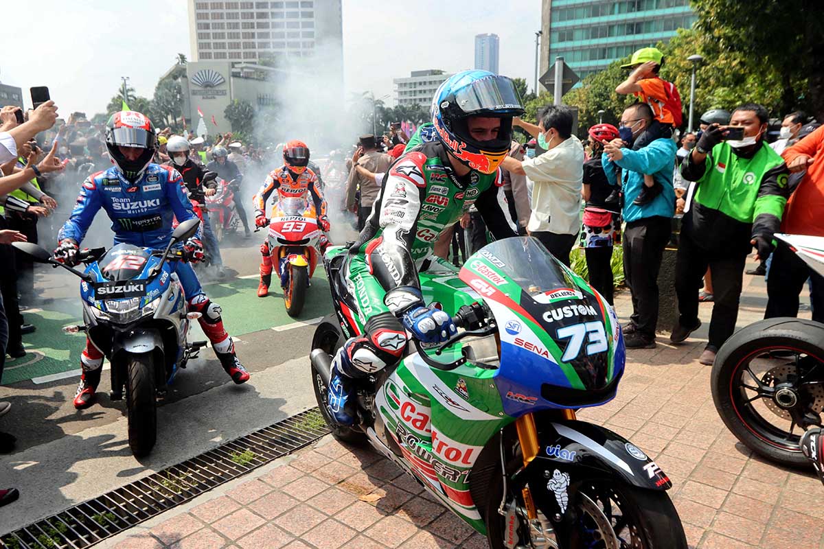 Parade Pembalap MotoGP 