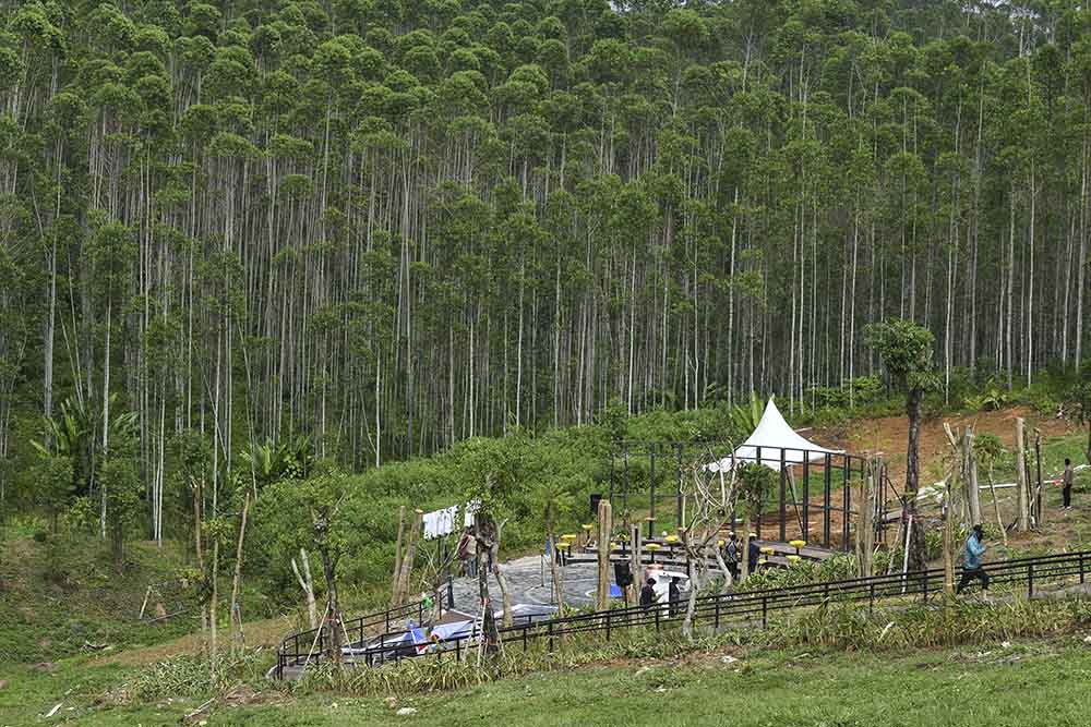 Jelang Seremoni Kendi Nusantara di Titik Nol Ibu Kota Negara