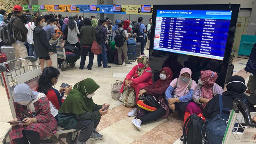 Jelang Ajang Moto GP  Penumpang Pesawat di Bandara Soekarno-Hatta Meningkat