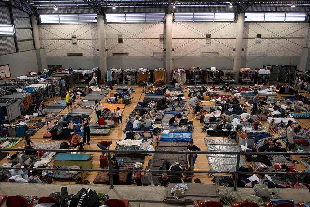 Cari Suaka, Warga Ukraina Tiba di Perbatasan AS-Meksiko