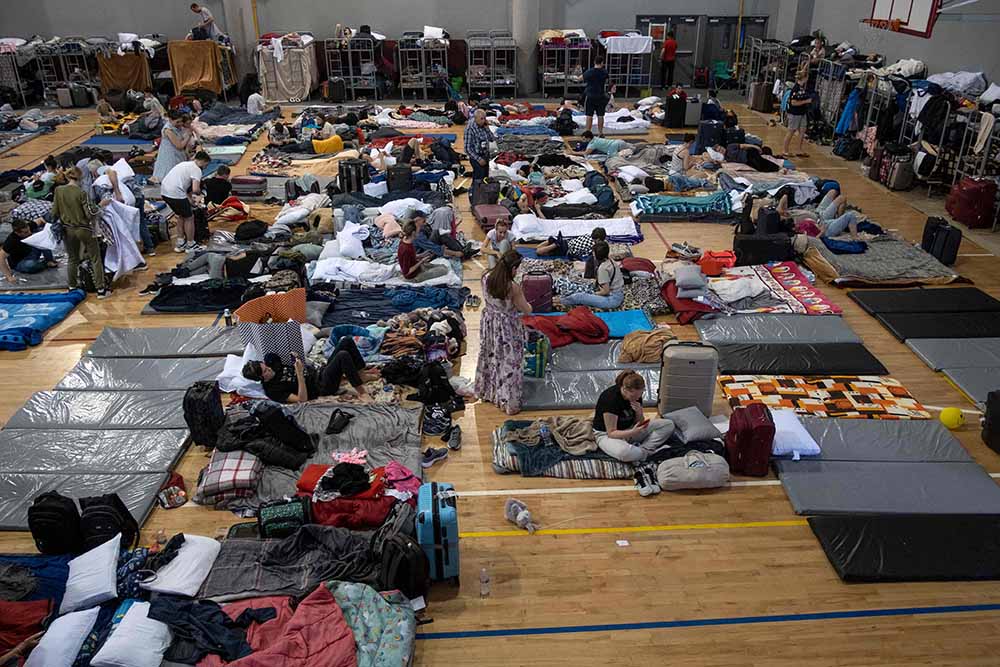 Cari Suaka, Warga Ukraina Tiba di Perbatasan AS-Meksiko