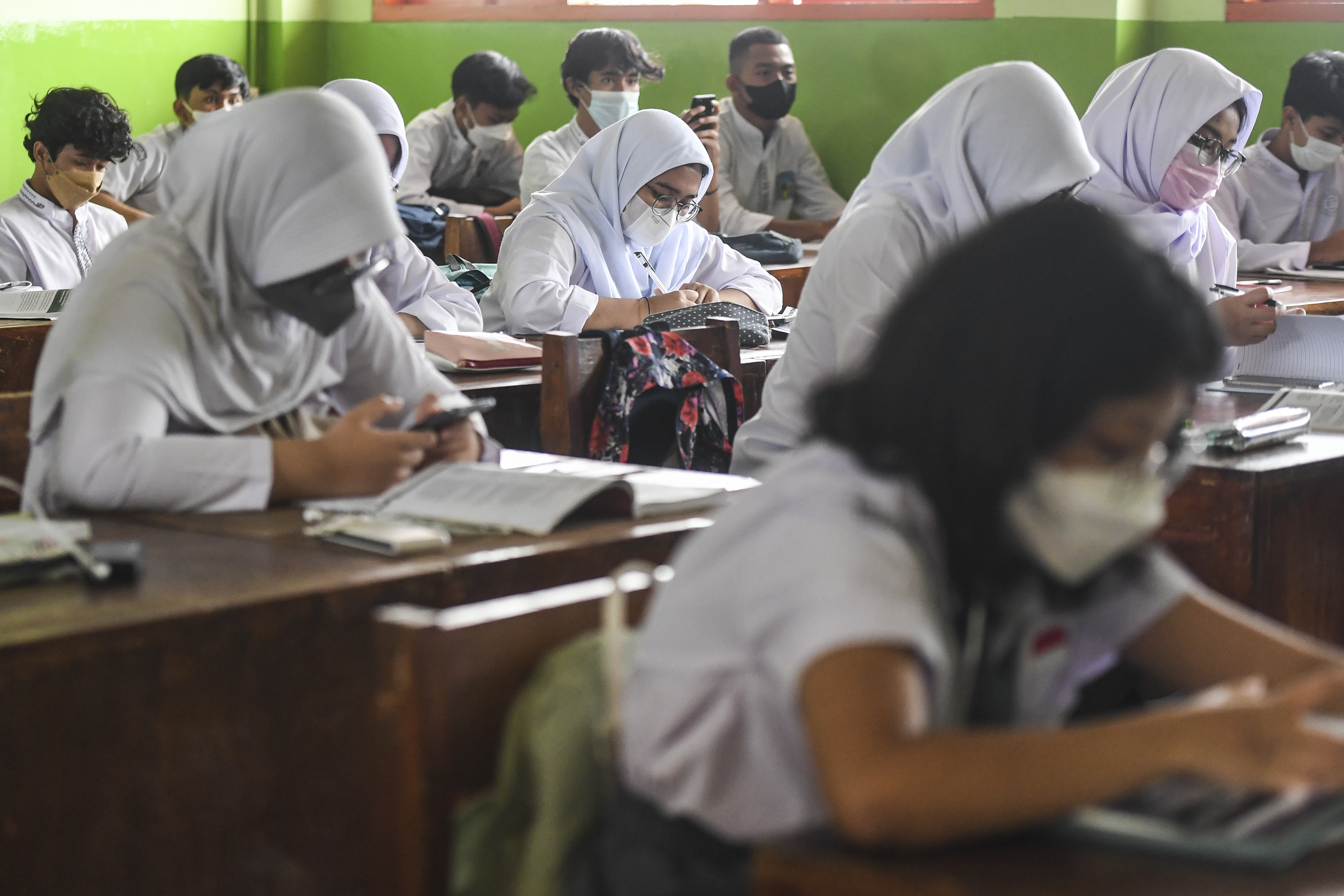 PTM 100 Persen Sekolah di Jakarta