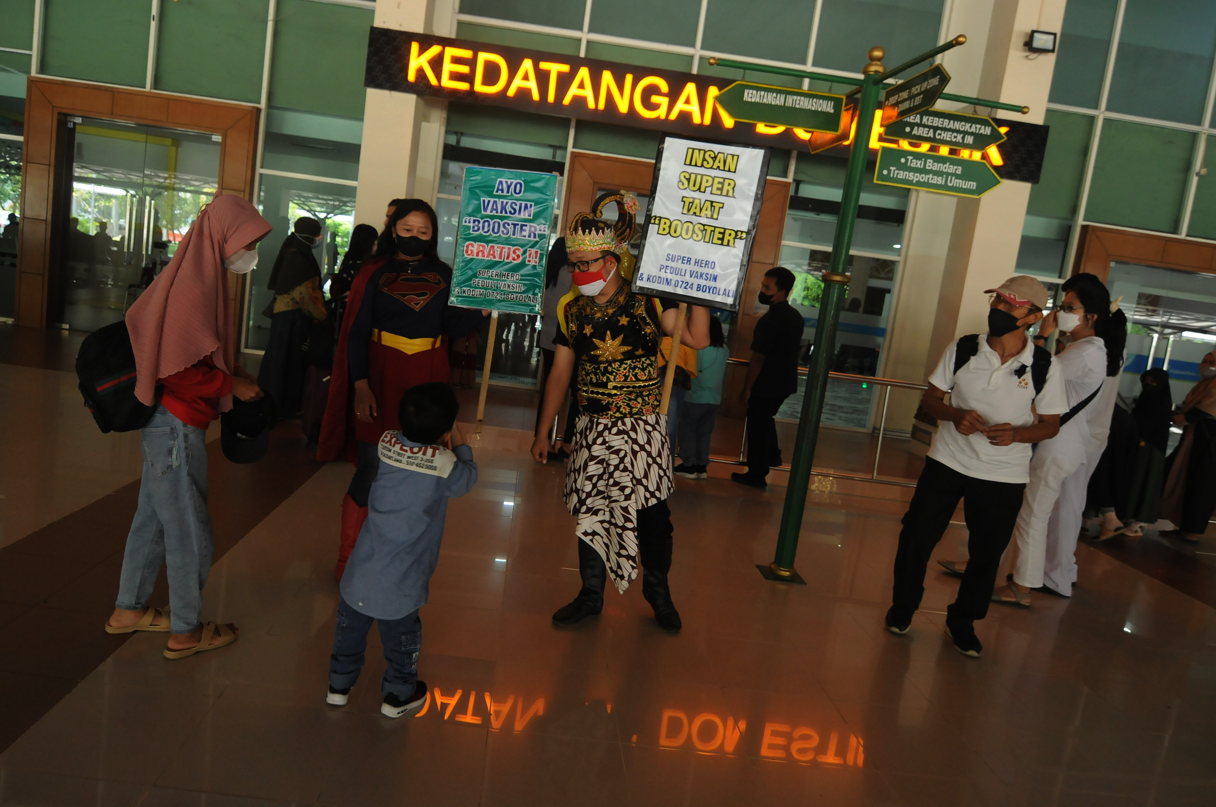 Ajakan Vaksin Booster Jelang Mudik Lebaran di Boyolali