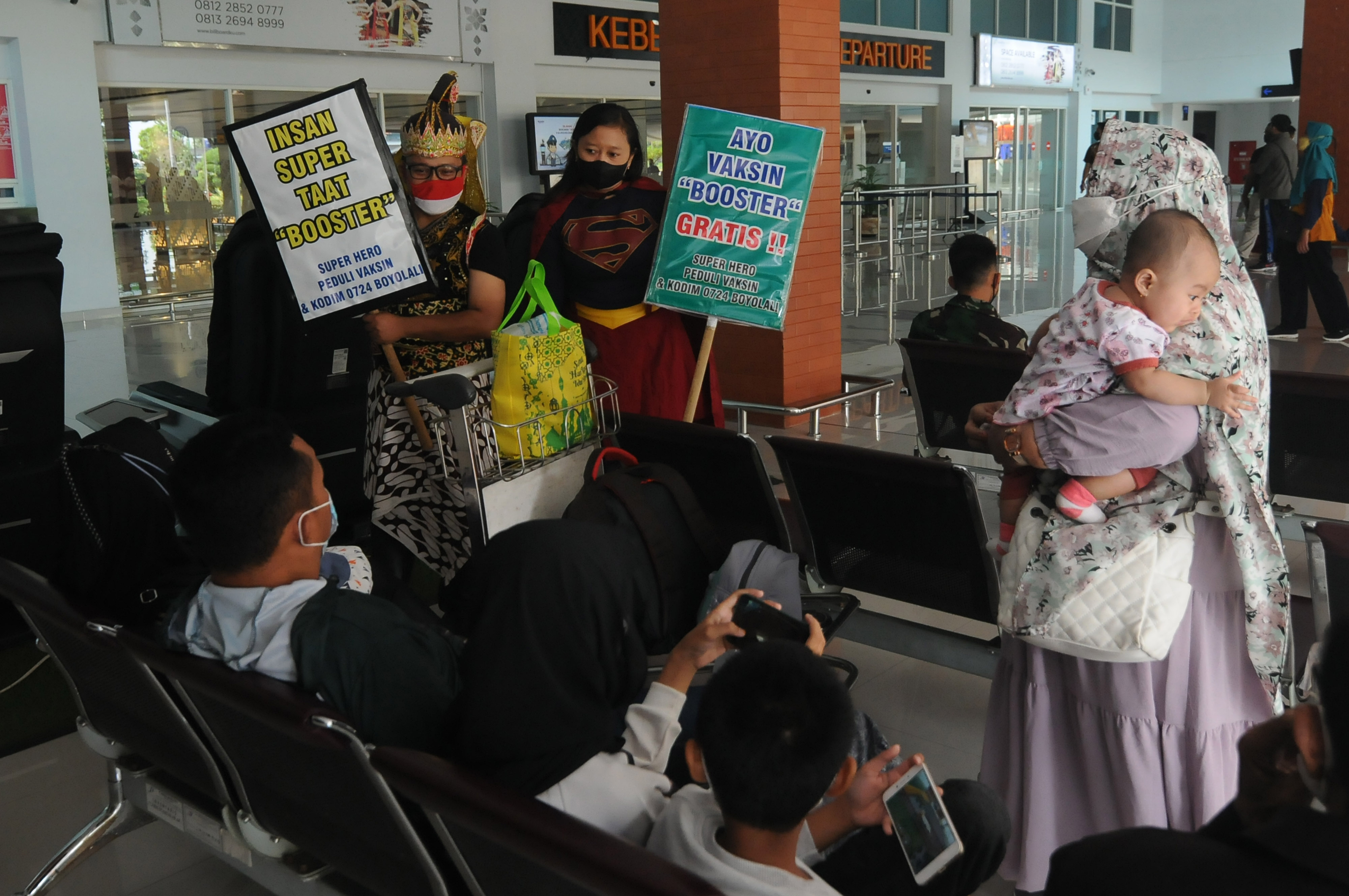 Ajakan Vaksin Booster Jelang Mudik Lebaran di Boyolali