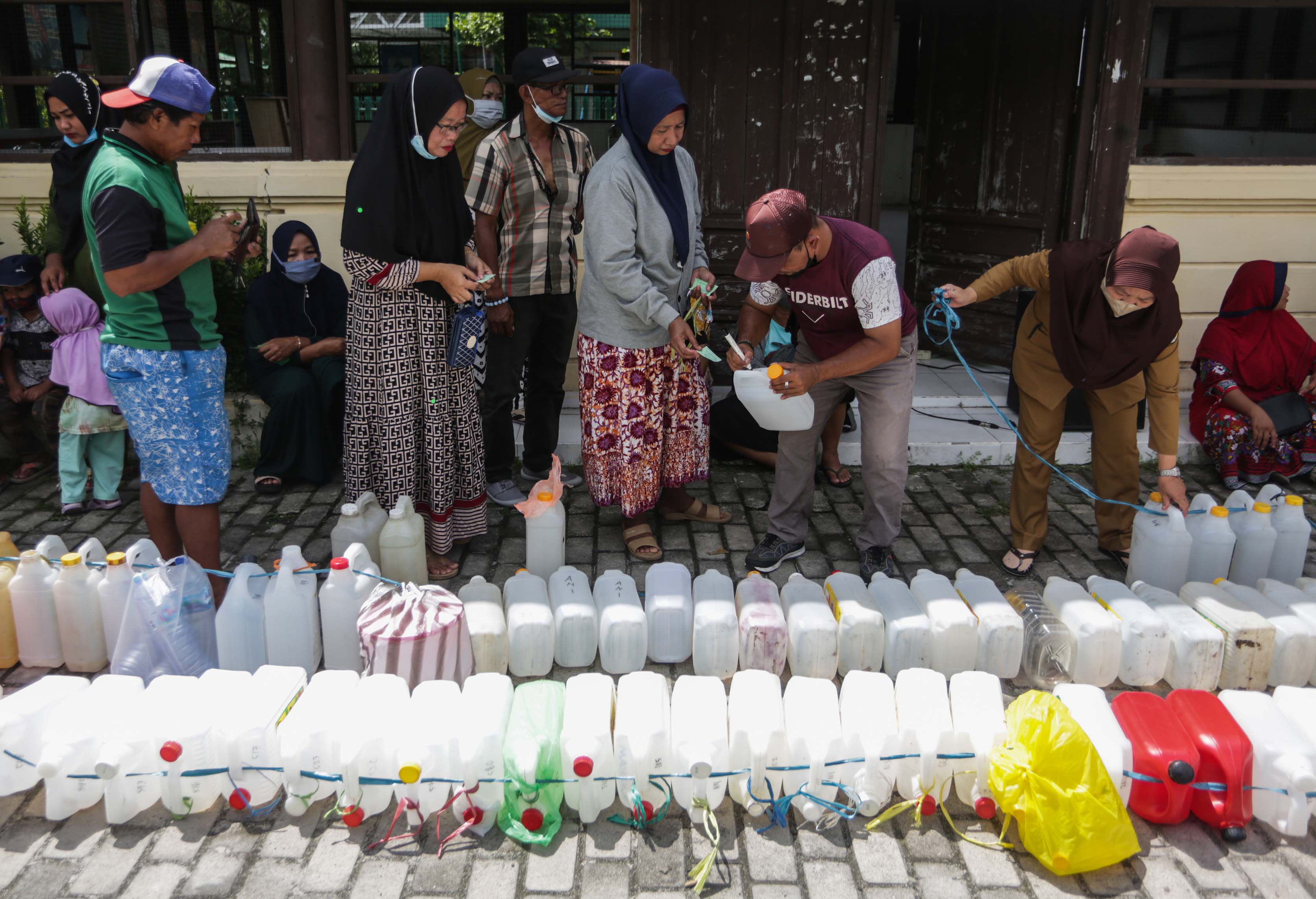 Pasar Murah Minyak Goreng Curah di Palangka Raya