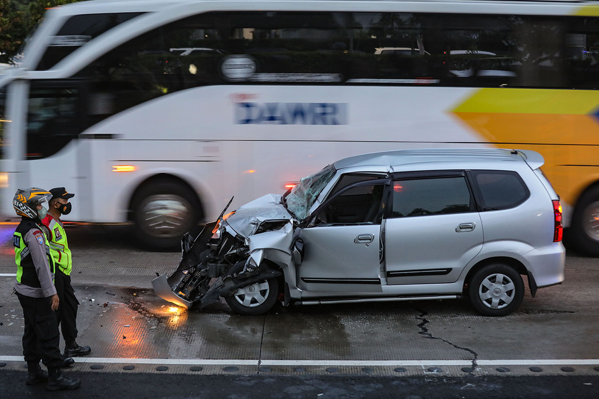 Kecelakaan Tunggal di Tol Cipali 