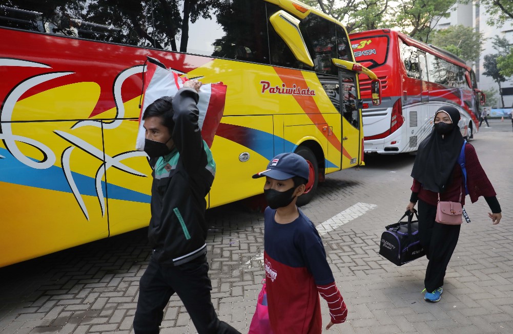 Pemberangkatan Mudik Gratis Polri 