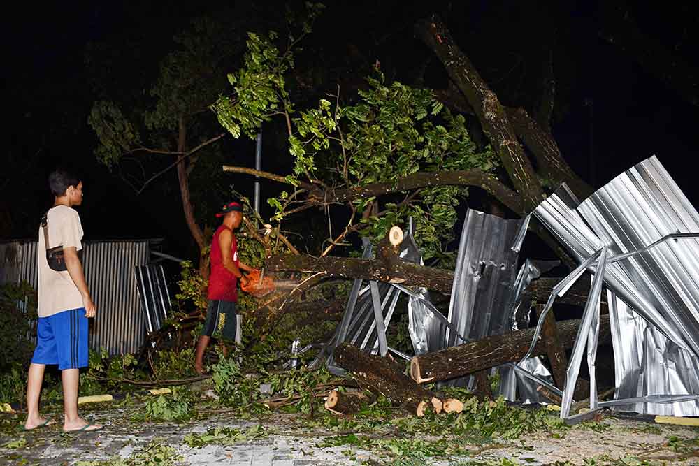 Dampak Angin Kencang