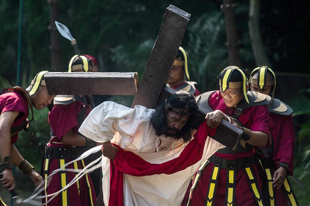 Visualisasi Kisah Sengsara Yesus