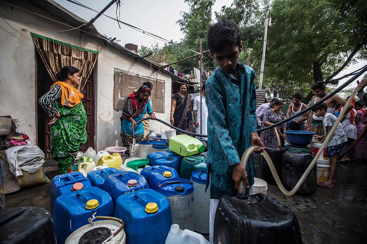 India Dilanda Gelombang Panas Ekstrem 