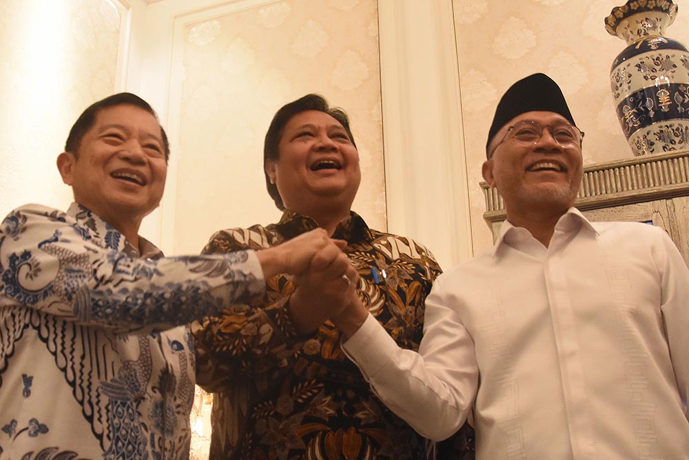 Silaturahmi Ketua Umum Partai Golkar, PPP dan PAN