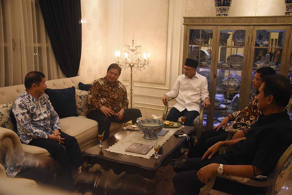 Silaturahmi Ketua Umum Partai Golkar, PPP dan PAN