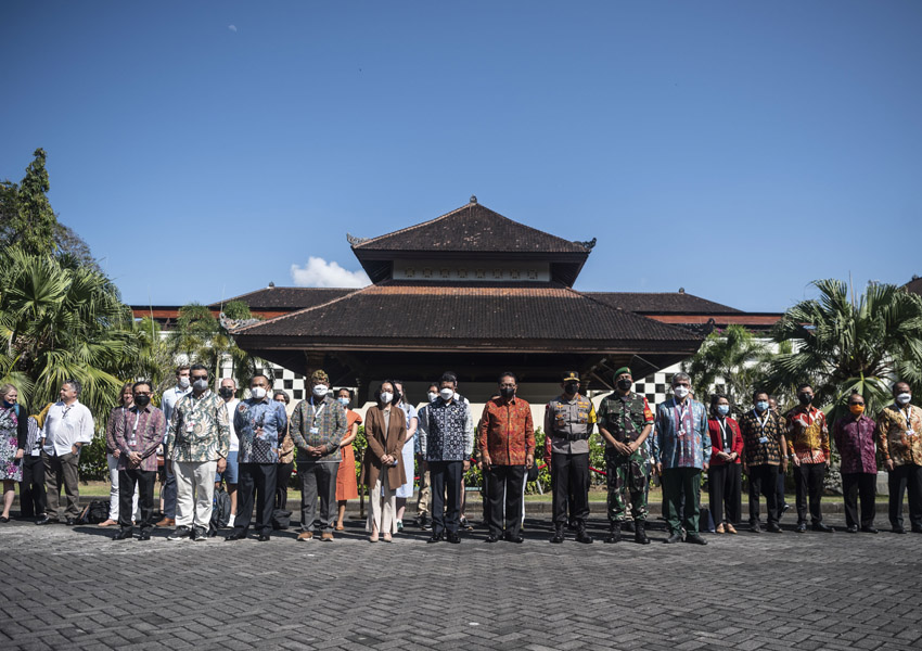 Upacara Pengibaran Bendera GPDRR 2022