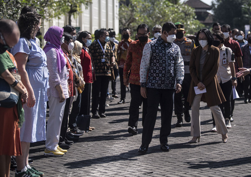 Upacara Pengibaran Bendera GPDRR 2022