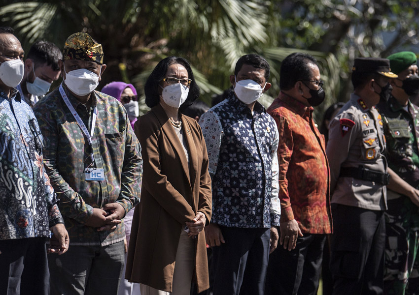 Upacara Pengibaran Bendera GPDRR 2022