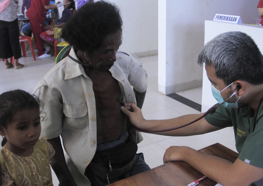 Pengobatan Gratis Di PLBN Terpadu Mota Ain