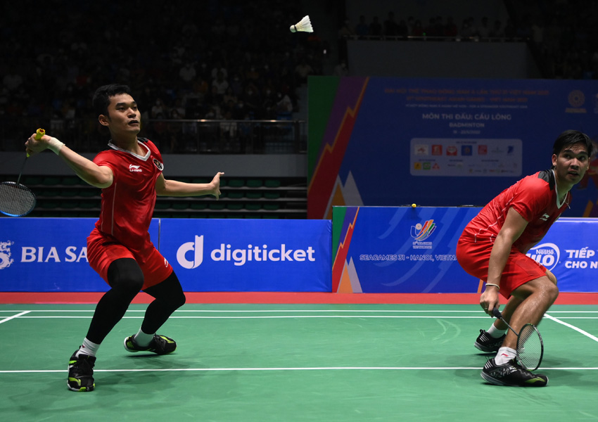 Ganda Putra Leo Rolly Carnando/Daniel Marthin Raih Emas Sea Games