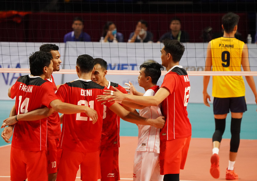 Bola Voli Putra Raih Medali Emas Sea Games