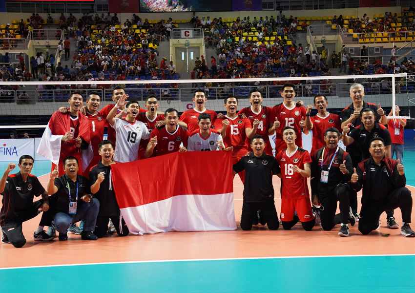 Bola Voli Putra Raih Medali Emas Sea Games