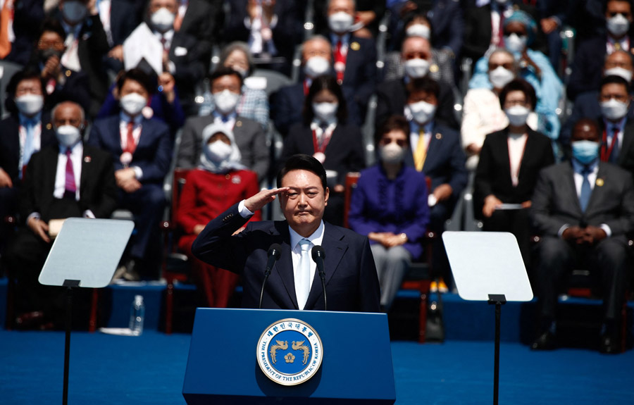 Pelantikan Presiden baru Korsel di Tengah Ketegangan dengan Korut