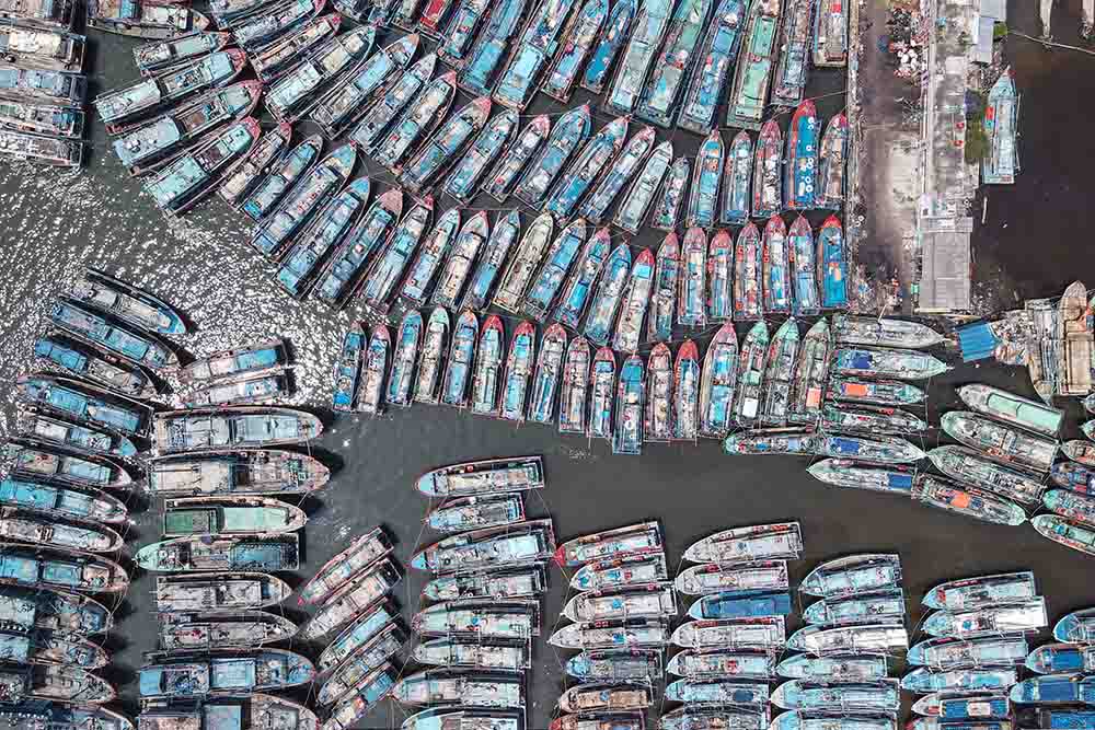 Selama Lebaran, Nelayan di Muara Angke Libur Melaut