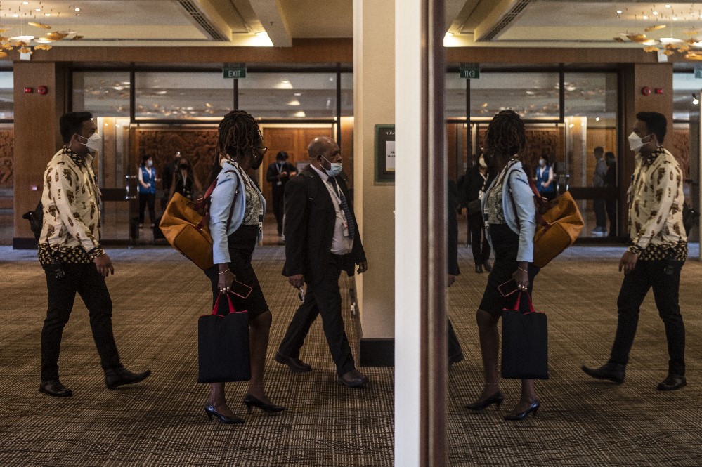 Pembukaan Multi-Hazard Early Warning Conference III (MHEWC-III) di Nusa Dua  Bali