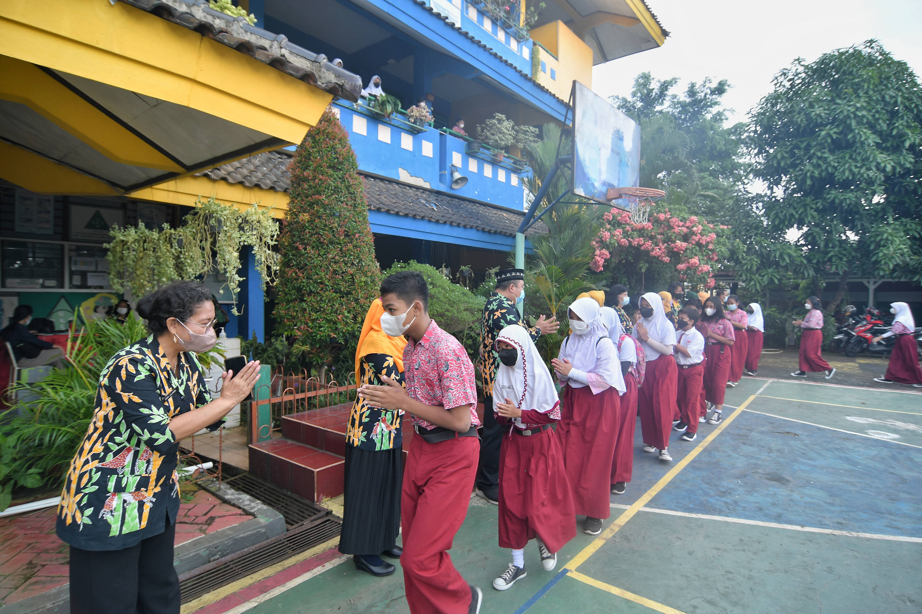 Hari Pertama PTM Seusai Libur Lebaran 2022