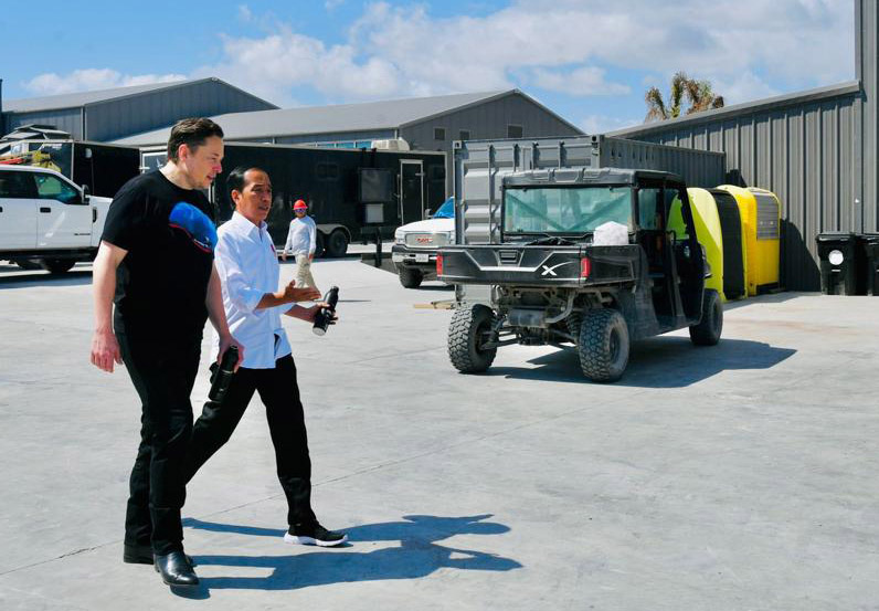 Presiden Joko Widodo Sambangi Markas Space X