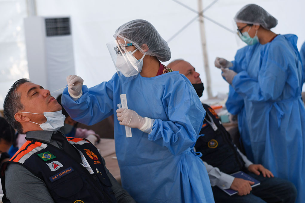 Tes Usap Bagi Petugas dan Delegasi GPDRR 2022 di Nusa Dua Bali 