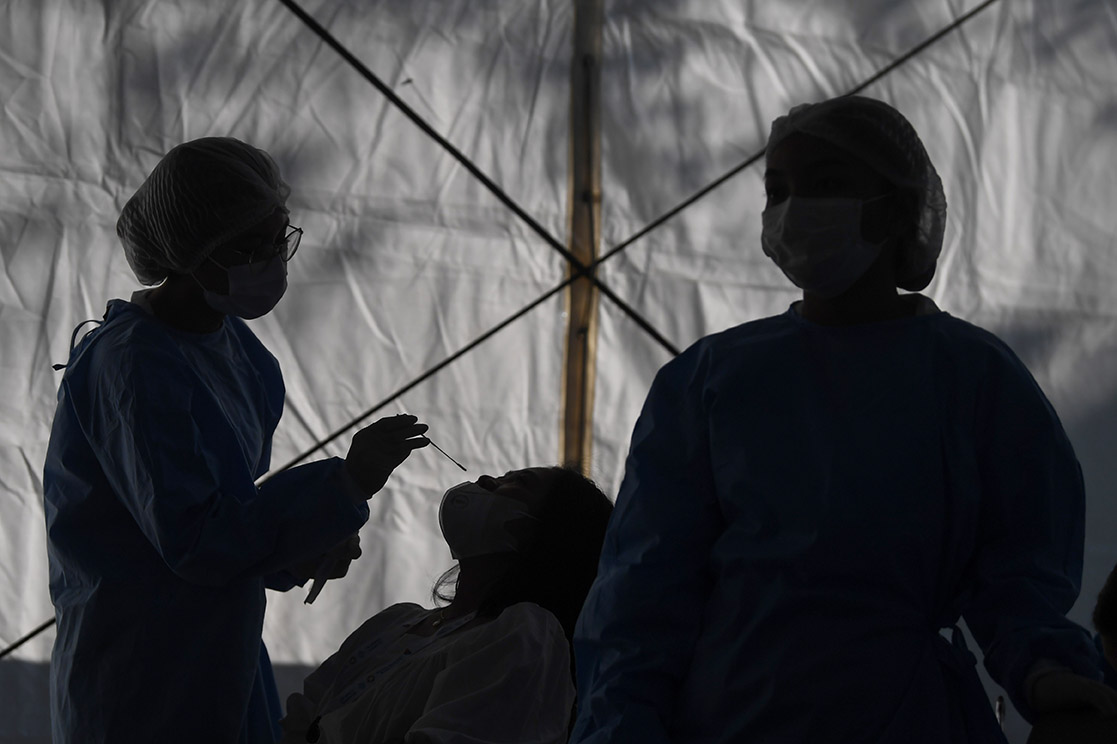 Tes Usap Bagi Petugas dan Delegasi GPDRR 2022 di Nusa Dua Bali 