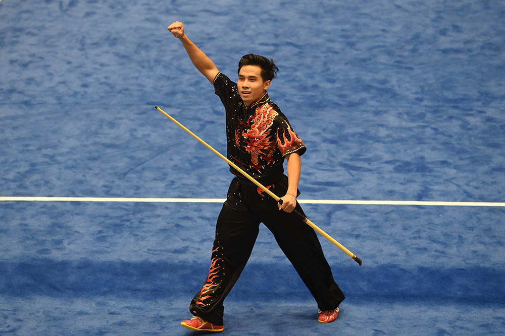 Wushu Putra Indonesia Raih Emas
