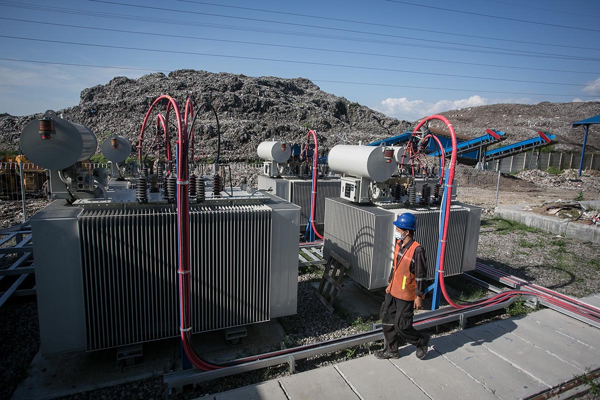Pembangkit Listrik Tenaga Sampah 