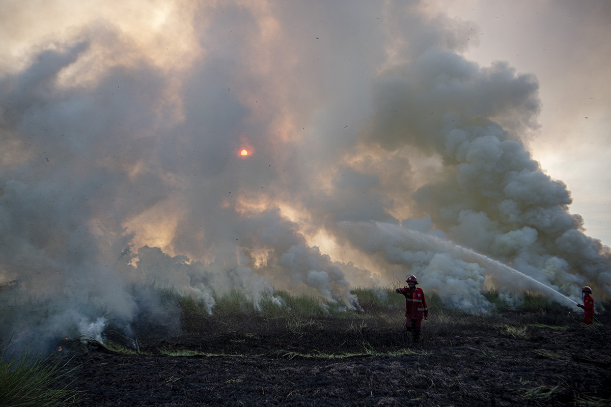 Kebakaran Lahan di Ogan Ilir