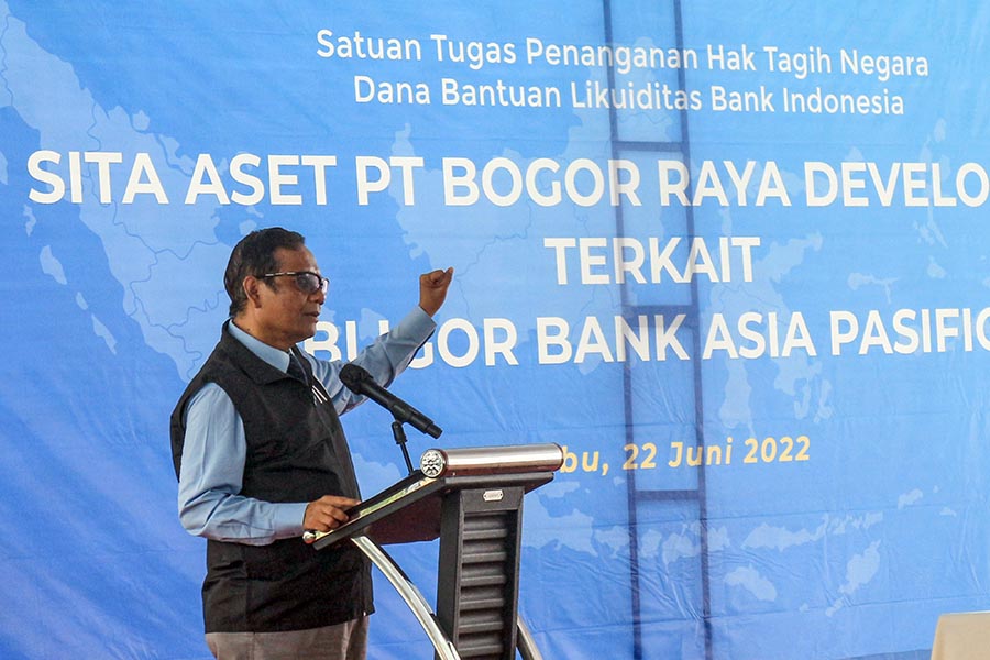 Dipimpin Mahfud MD, Satgas BLBI Sita Aset Klub Golf Bogor Raya 