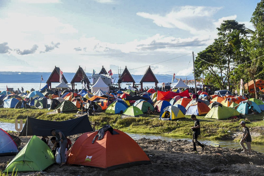 Festival 1000 Tenda Kaldera di Danau Toba