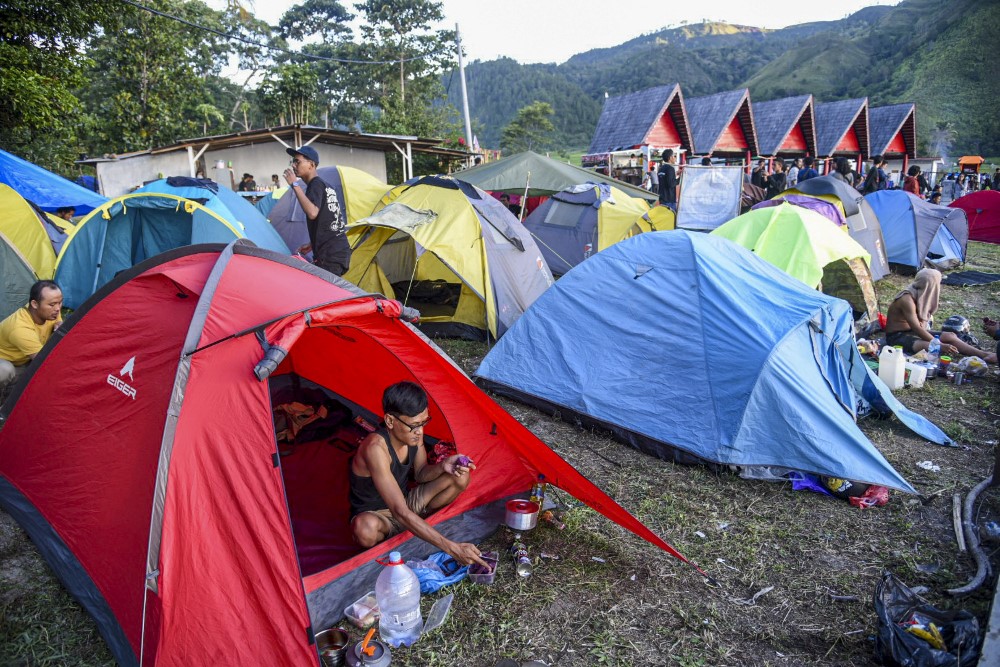 Festival 1000 Tenda Kaldera di Danau Toba